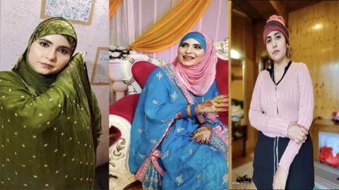 Kashmiri Bhabi While Bathing - Leaked Mms Video