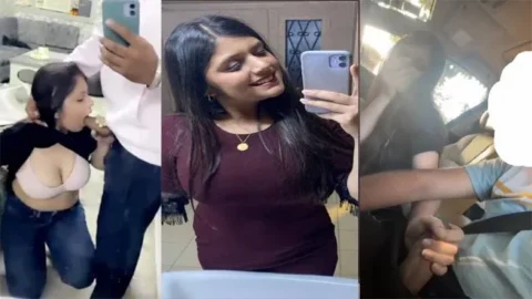 Indian Horny Gf Blowjob In Car Teasing And Fucking