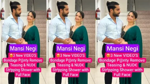 Mansi Negi Famous Instagram BDSM Bondage Panty - Remove Teasing & Nude Str!pping Shower with Full Face