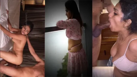 Actress Lavanya Manickam Balcony Love & BJ Fuck