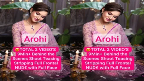 Arohi Instagram Model Teasing - Stripping Full Frontal - Nude with Full Face