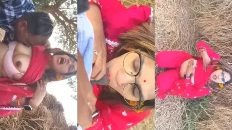 Horny Desi Bhabhi Outdoor Blowjob Sucking Cock And Big Boobs Pressed Video MMS