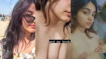 Insta Girl Vrinda Instagram Premium Exclusive Teasing Showing Pressing Boobs