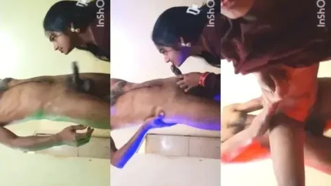 Desi Village Wife with Big Tits Sloppy Blowjob and Hard Fuck Video MMS