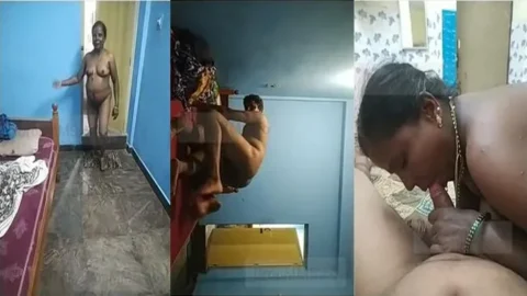 Tamil Aunty Having Affair - Pussy Licked and Hard Fucked