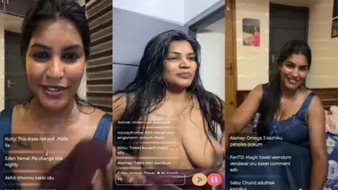 Mallu Reshma Rechu - Nip Slip Extended live