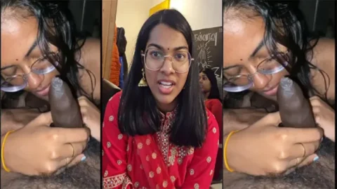 Tamil Hot Girl Blowjob to Uncut Cock - New Mms Video Free