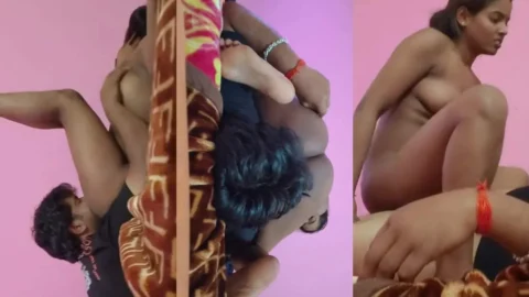 Desi GF Fucked Hard Upside Down Moaning Loudly Leaked Sex Video MMS