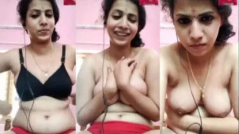 Sexy Mallu Bhabhi boobs show on video call Desi Porn MMS