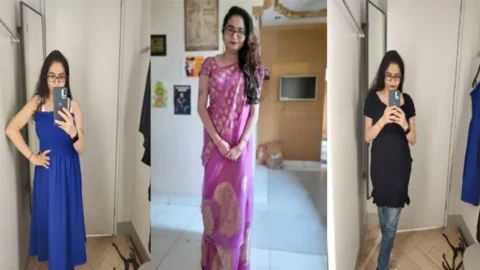 Sexy Slim Indian Wife Taking Cum On Boobs Old New Update Desi Porn MMS