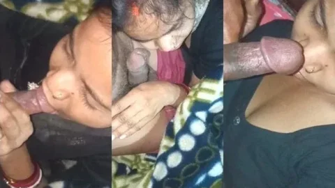 Leaked Desi Bihari Wife Blowjob on Cozy Blanket Sloppy Deepthroat Video MMS