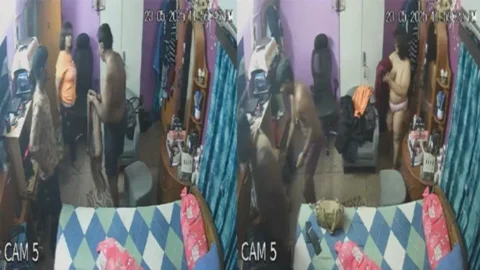 Desi Stepmother Fun with Son Threesome CCTV HD Porn