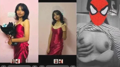 Leaked Selfie of Cute Desi GF Showing Her Perky Boobs and Nipples Video MMS