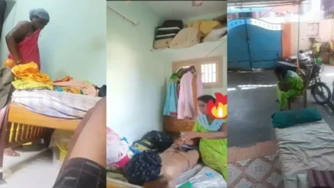 Desi aunty ki secret oil massage gone wild with young lover MMS Porn