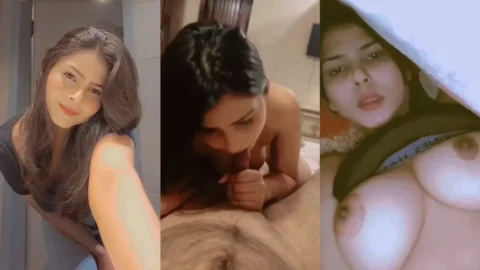 Desi Girlfriend Nude Blowjob Leaked MMS Sucking BF's Cock Video MMS