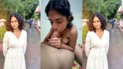 Beautiful Mallu GF Sucking Dick Desi Porn MMS