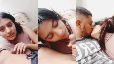 Indian College Girl Deep sucking Desi Porn MMS