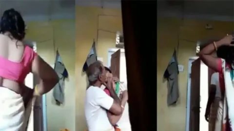 Sasur aur bhabhi ka garm romance ki parda utha rahe hain MMS Porn