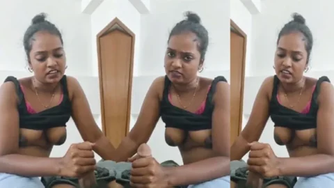 Tamil Horny Babe Giving Handjob Fucking Dick Desi Porn MMS