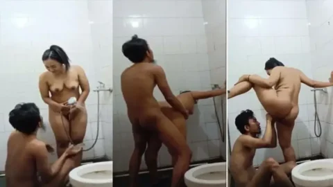 Hot Nepali Girls Secret Shower Romance with Muslim Lover MMS Porn