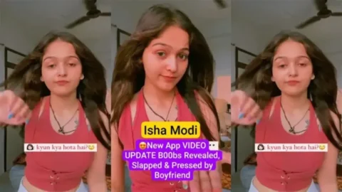 Exclusive Hot Isha Modi Boobs Tease Unleashed MMS Porn