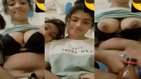 Desi Girls Private Hot Romance with Tight Boobs MMS Porn