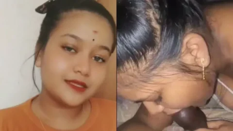 Tamil girl blowing boyfriend and nude show Desi Porn MMS