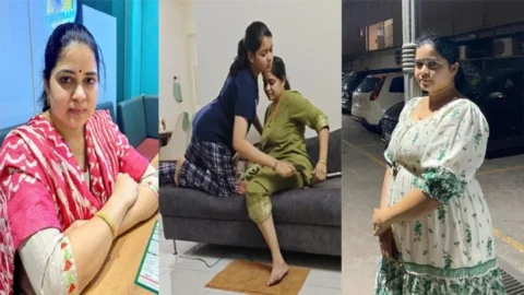 Telugu Young Mom Harika Hot Leaks By Son Video Desi Porn MMS