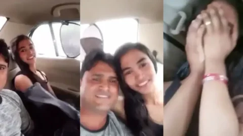 Desi teen couples steamy car romp caught on camera MMS Porn