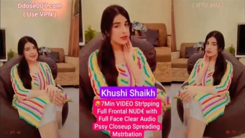 Khushi Shaikh Trending Instant Model New Latest Premium Live Desi Porn MMS