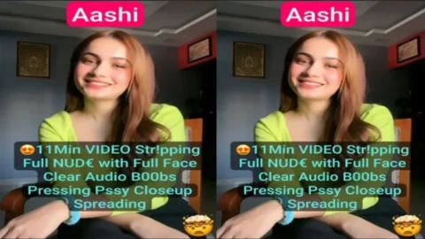 Aashi Beautiful Influencer Model Latest Most Exclusive Premium Live Desi Porn MMS