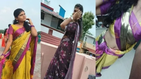 Sexy Mallu Tamil Girl Saree Nude Boobs Sucking Desi Porn MMS