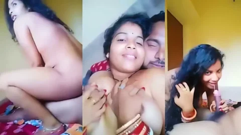 Desi Bhabhi Nude Reverse Cowgirl Sex and Wet Blowjob Leaked Video Video MMS