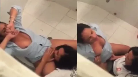 Desi Horny 2 Girls ON Office Restroom Lesbian Porn Video Free Desi Porn MMS
