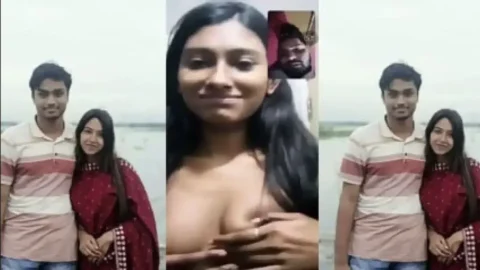 Desi girlfriend flaunts big boobs in steamy private video call MMS Porn
