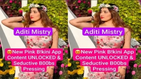 Desi Girl Aditi Mistrys Secret Hot Bikini Romance Video MMS Porn