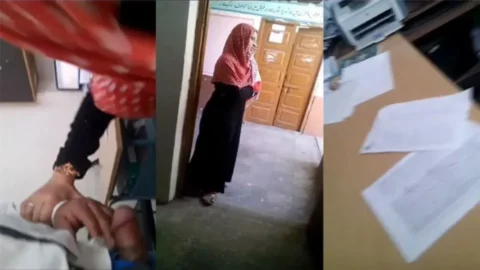 Hijabi Teacher Mummy Sucking Cock in Office With Voice HD Porn