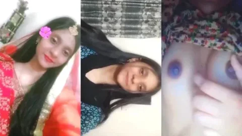 Shy Desi Girlfriend Leaked Nude Selfies Shows Off Huge Boobs Video MMS