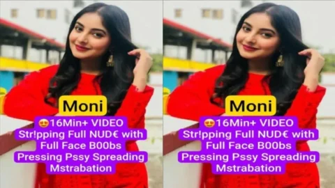 Tik toker Moni Latest Most Exclusive Premium Live Stripping Full Nude Desi Porn MMS