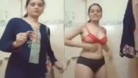 Tall Paki Girl Stripping In Bathroom Video Desi Porn MMS