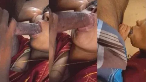 Horny Desi Village Wife Giving Sloppy Blowjob to Devar Leaked MMS Video MMS