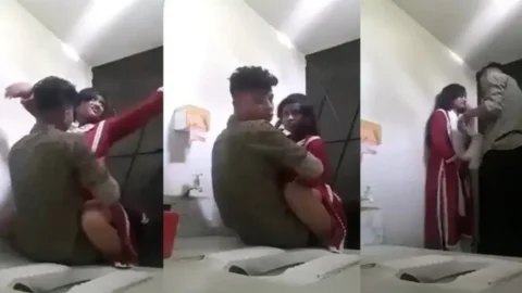 Beautiful Babe Washroom Fucking In By Lover HD Porn