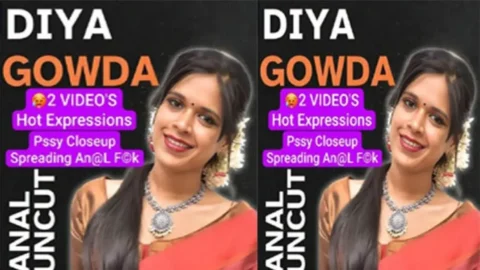 Diya Gowda Famous Mallu Actress Anal Fuck with Full Face Hot Expressions Desi Porn MMS
