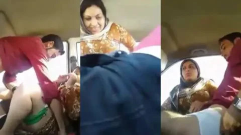 Fucking Muslim Pak Aunty in Car MMS Video Desi Porn MMS
