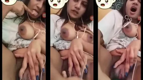 Sexy horny girl fingering and masturbating with bottle Desi Porn MMS