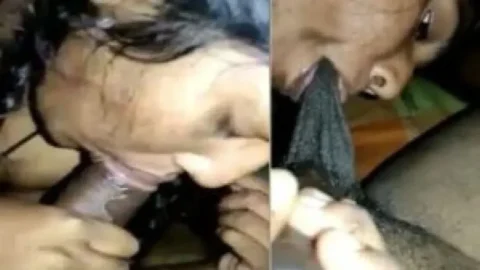 Horny wife Indian blowjob to hubby with balls suck Desi Porn MMS