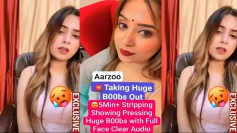 Desi Insta Queen Aarzoos Wild Private Show Leaked MMS Porn