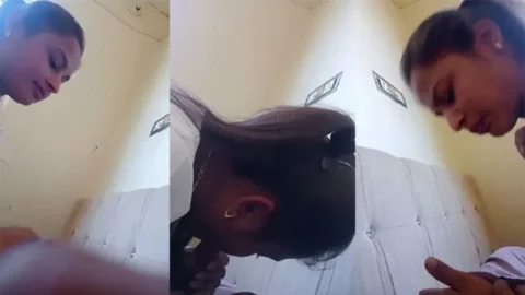 Beautiful girl quickly blowing to cousin HD Porn