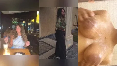 Leaked MMS of Horny Desi Girlfriend Squeezing Her Massive Natural Boobs Video MMS