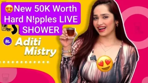 ADITI MISTRY New Part 2 Live Shower Nipple Pookies And Pressing Boobs, Spreading her ASS HD Porn